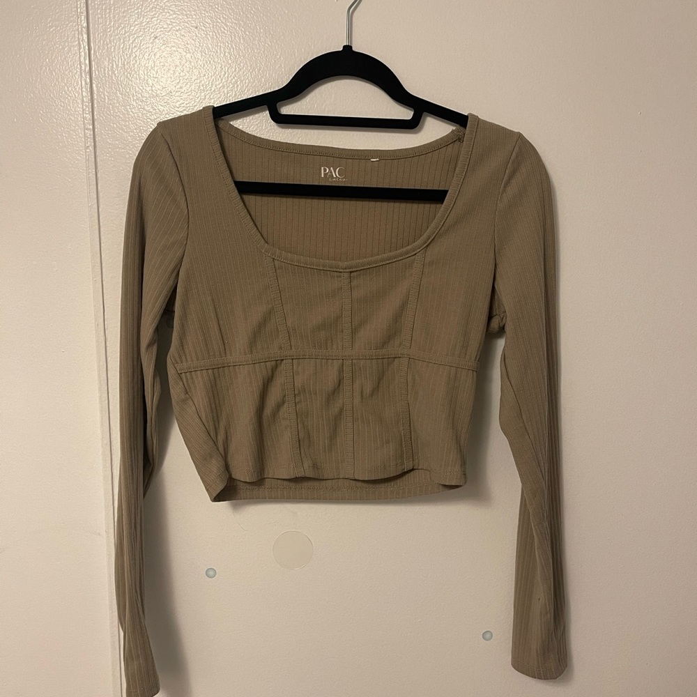 Pacsun Science Long Sleeve Bustier Top - Picture 5 of 5
